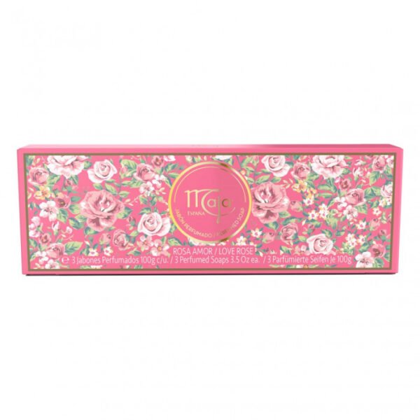Maja – Set de 3 Jabones Perfumados Love Rose