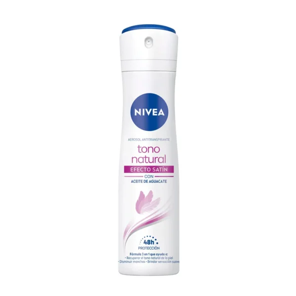 Nivea Desodorante Antitranspirante Mujer Aclarante Tono Natural Efecto Satín