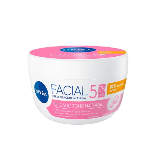 Nivea Crema Facial Hidratante 5 en 1 Aclarado Natural