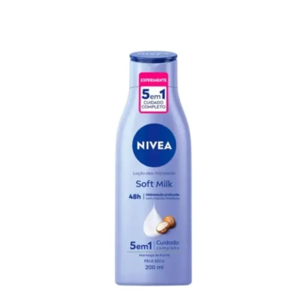 Nivea Body Soft Milk Crema Corporal Humectante Hidratación Ligera