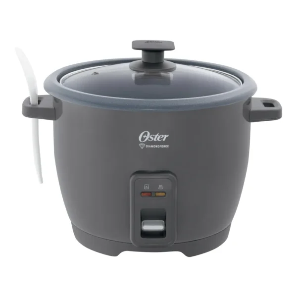 Oster Olla Arrocera 10 Tazas DiamondForce Antiadherente Gris