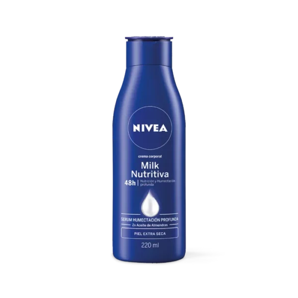 Nivea Body Milk Nutritiva Piel Seca Hidratación Profunda