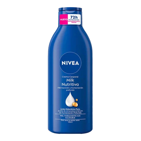 Nivea Body Milk Nutritiva Hidratación Intensiva Piel Seca