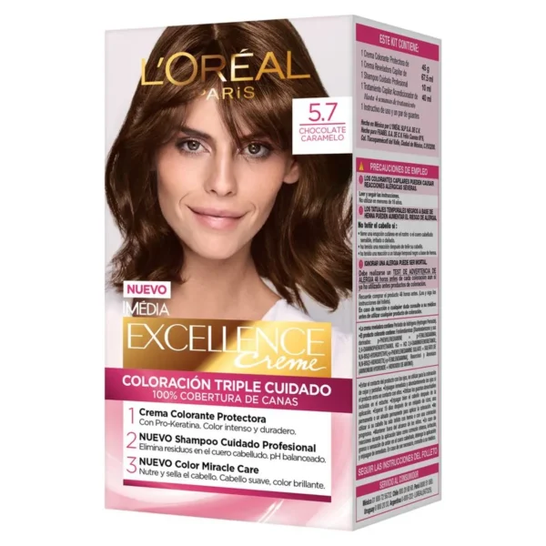 L’Oréal Imédia Excellence Creme 5.7 Chocolate Caramelo