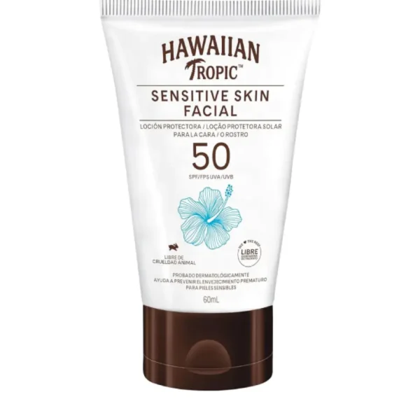 Hawaiian Tropic Protector Solar Facial Sensitive Skin SPF 50