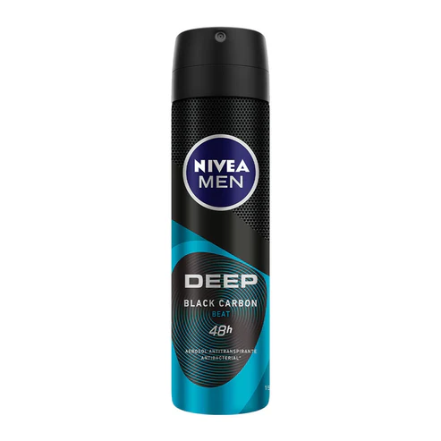 Nivea Men Deep Black Carbon Beat Desodorante Antitranspirante 48h