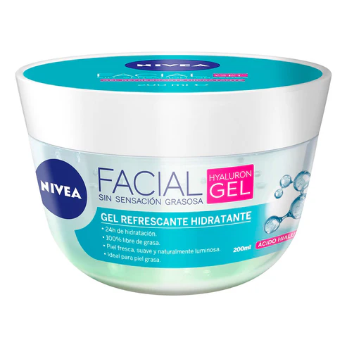 Nivea Gel Facial Refrescante Hidratante con Ácido Hialurónico