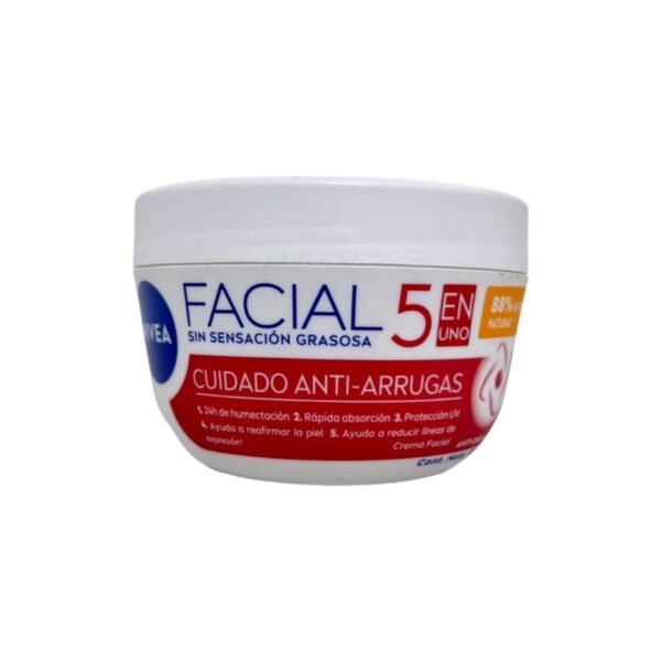 Nivea Crema Facial Antiarrugas 5 en 1 Cuidado Completo