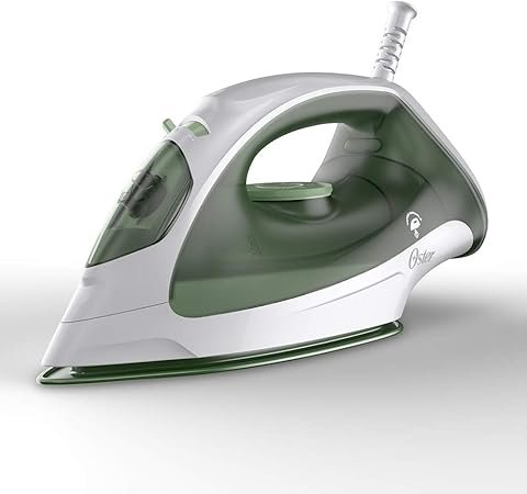 Plancha de Vapor Oster Blanca/Verde con Suela Antiadherente