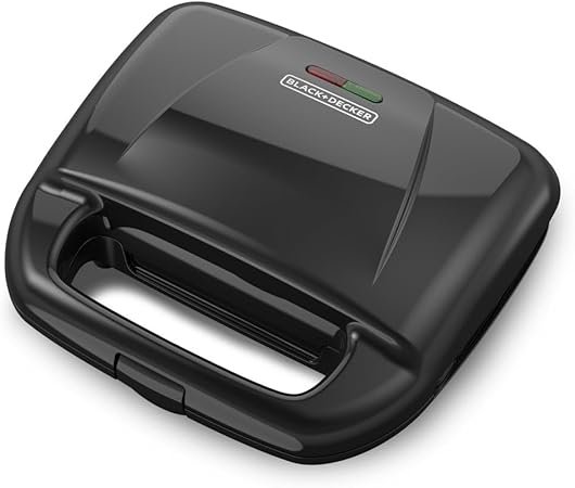 Wafflera Black+Decker Color Negro