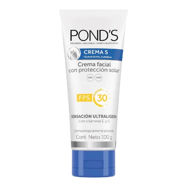 Pond’s Crema Facial Humectante FPS 30 Hidratación y Protección Solar