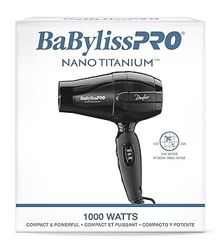 Secadora Profesional BaBylissPRO Nano Titanium Bambino