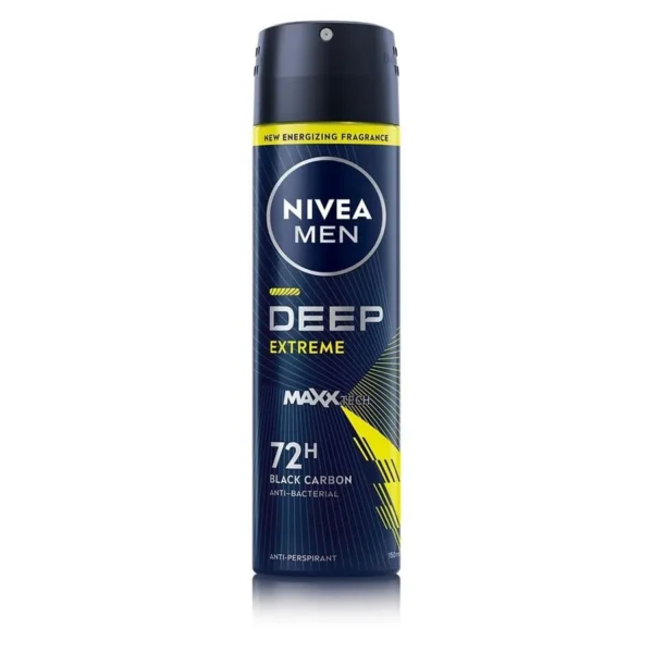 Nivea Men Deep Extreme Desodorante Antitranspirante 72h Protección Intensa