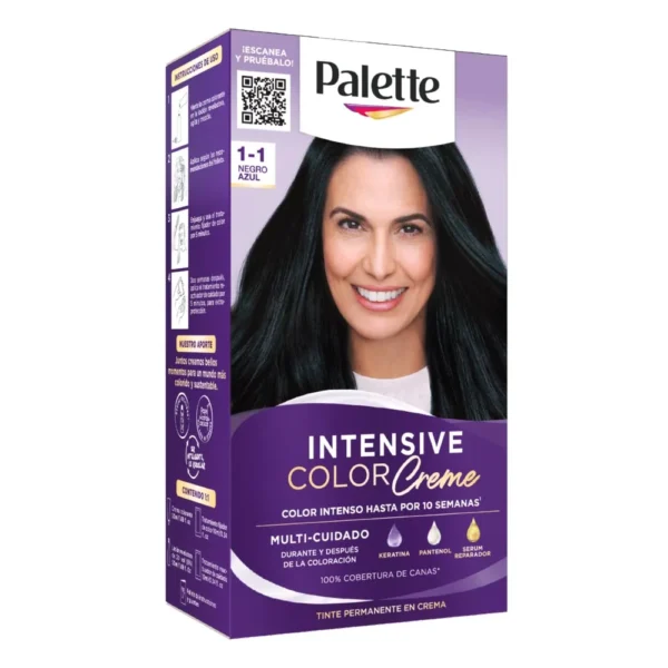 Palette Intensive Color Creme 1-1 Negro Azul