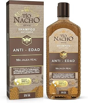 Tío Nacho – Shampoo Capilar Antiedad Nutrición y Brillo Jalea Real