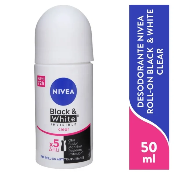 NIVEA FW – Desodorante Roll-On Invisible Clear