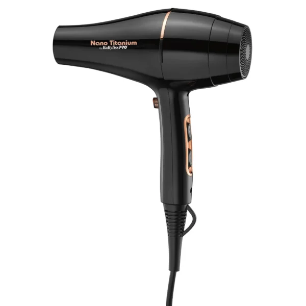 BaBylissPRO Nano Titanium 2000W Professional Hair Dryer 2000W Secador Profesional Negro