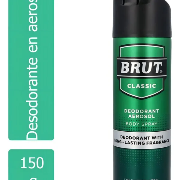 Brut Antitranspirante en Aerosol Classic Sin Olor