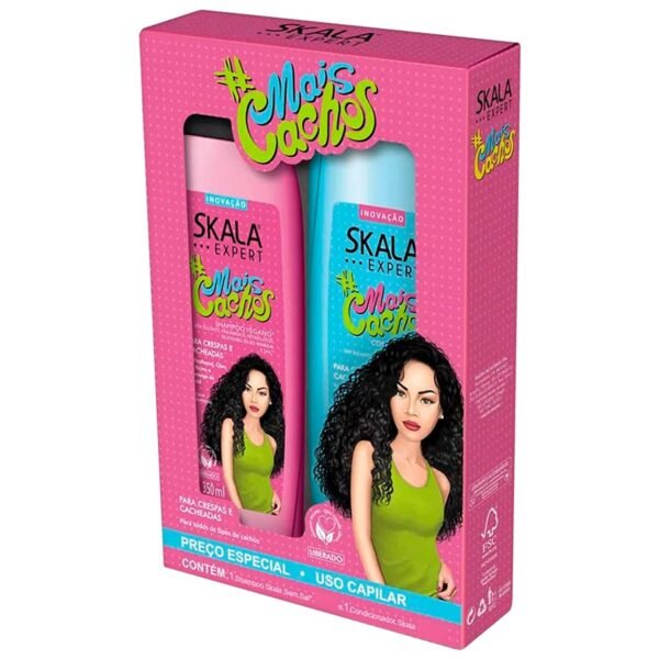 Skala Expert Mais Cachos Kit Shampoo + Acondicionador
