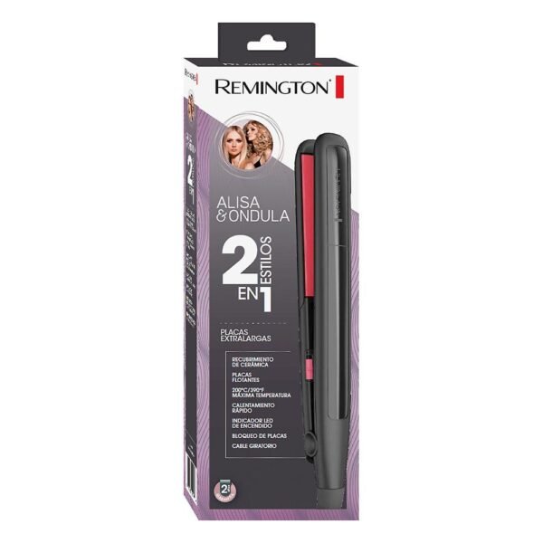 Plancha para Cabello Remington 2 en 1 Alisa y Ondula