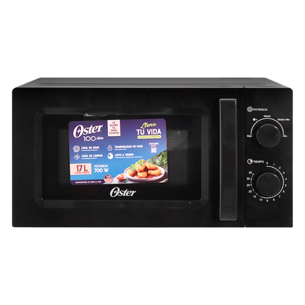 Oster – Horno Microondas 17L 700W (Negro)