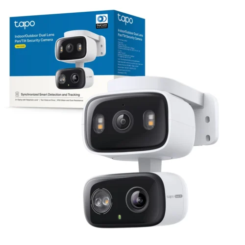 TP-Link – Cámara de Seguridad Tapo C246D Exterior Doble Lente 2K