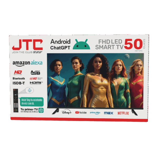 Pantalla Smart JTC 50" LED FHD Android J50SM