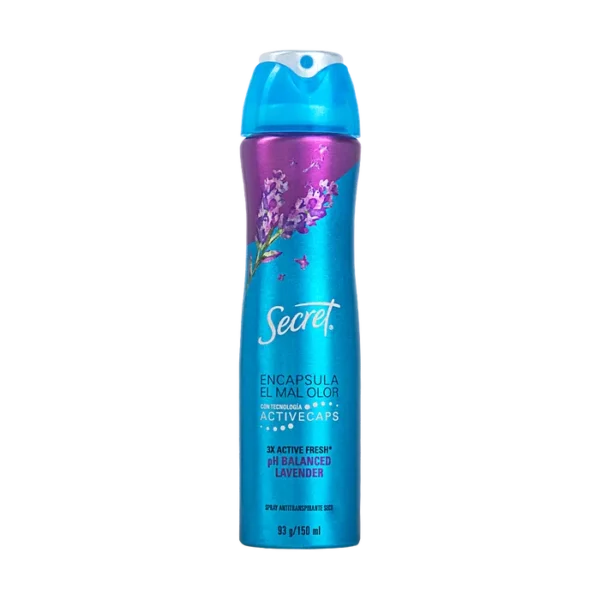 Secret – Antitranspirante en Spray PH Balanced Lavanda