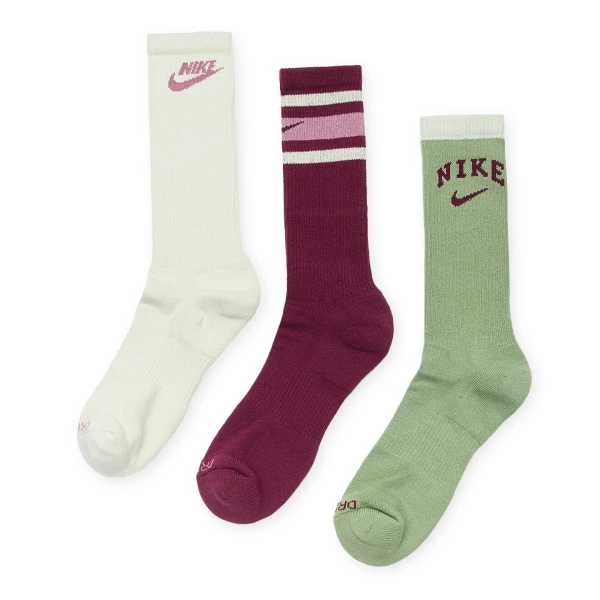 Nike Medias Everyday Plus Cushioned Crew Pack de 3 Pares