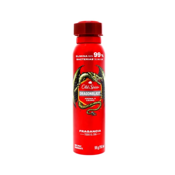 Old Spice – Desodorante en Spray Dragonblast Aroma a Cedro