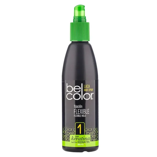Belcolor – Laca en Spray Fijación Flexible con Keratina