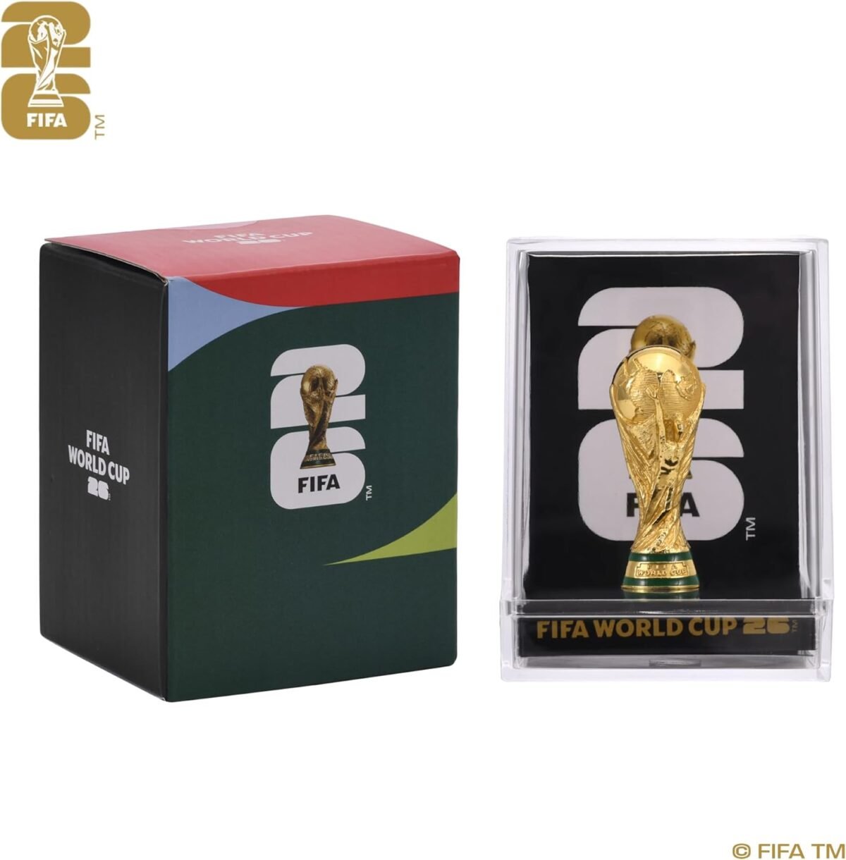 Edición Oficial Copa Mundial de la FIFA 2026 - Trofeo 3D de 3 pulgadas ...