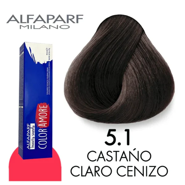 Alfaparf – Color Amore Tinte 5.1 (Castaño Claro Cenizo)