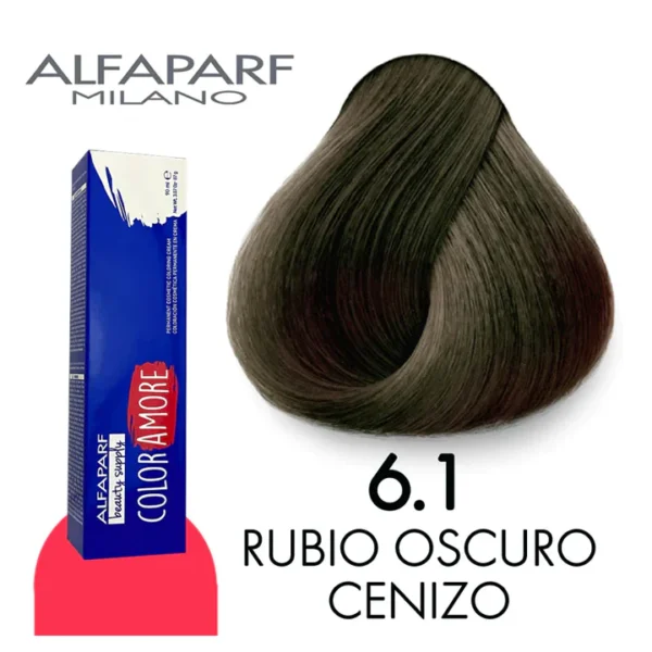 Alfaparf – Color Amore Tinte 6.1 (Rubio Oscuro Cenizo)