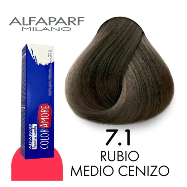 Alfaparf – Color Amore Tinte 7.1 (Rubio Medio Cenizo