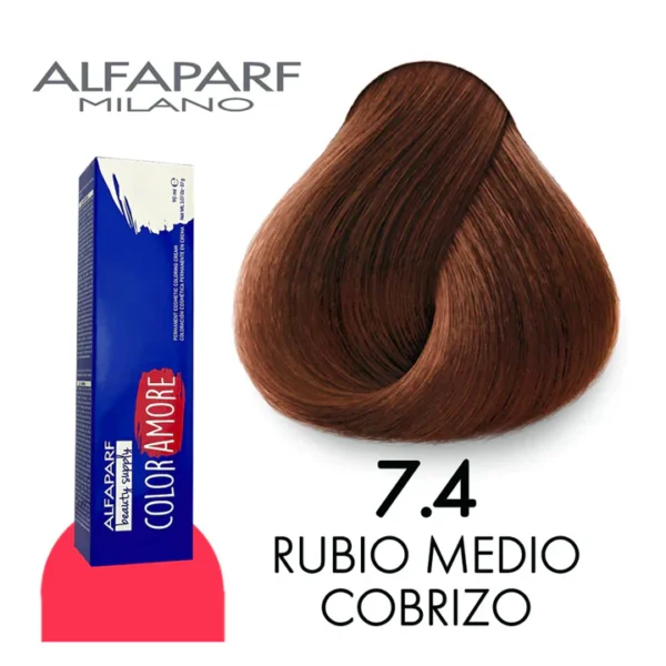 Alfaparf – Color Amore Tinte 7.4 (Rubio Medio Cobrizo)
