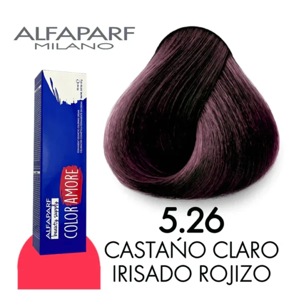 Alfaparf – Color Amore Tinte 5.26 (Castaño Claro Violeta Rojizo)