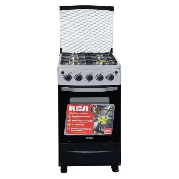 RCA – Cocina de Gas 4 Quemadores con Horno y Luz RCCR22CV