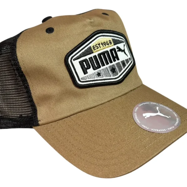PUMA – Gorra Trucker Negra para Hombre