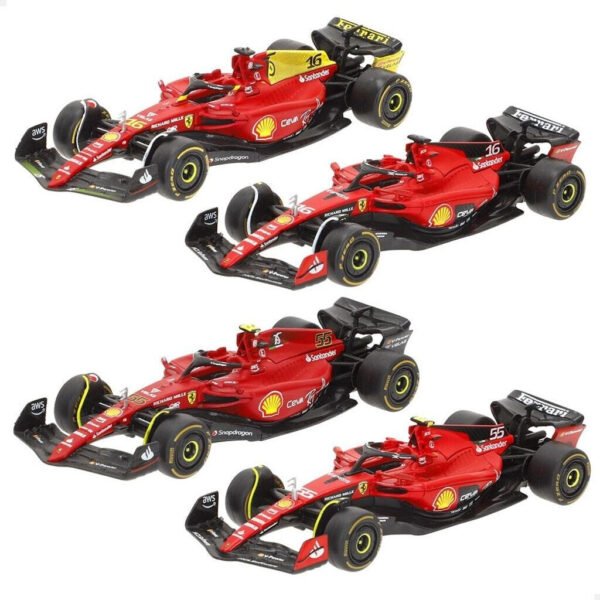 Burago Formula 1 Racing Die-Cast 1:43 4-Pack Collectors Set | Ferrari F1 Racing