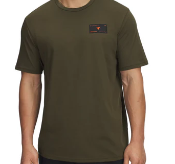 Under Armour – Remera Project Rock Verde Musgo Hombre