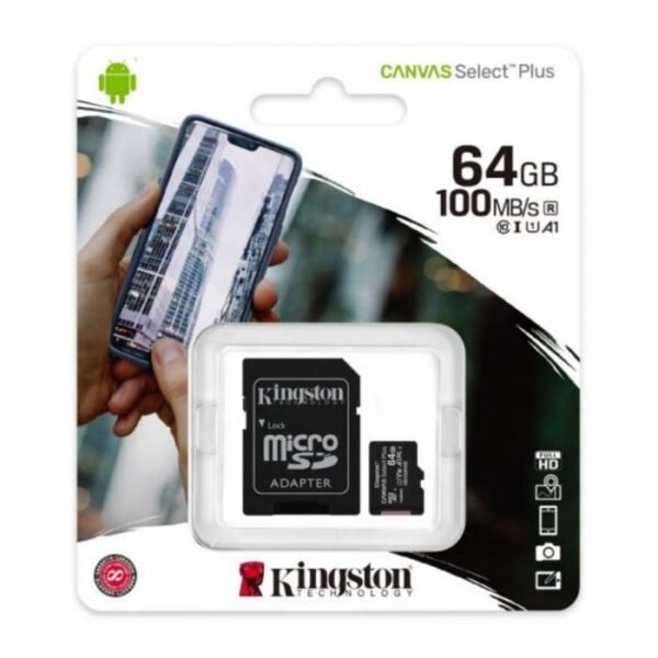 Kingston Canvas Select Plus MicroSD 64GB Class 10