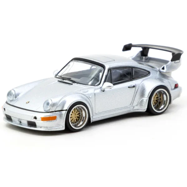 Porsche 911 RWB (964), silber, 1:64, Tarmac Works