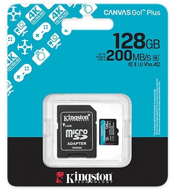 Kingston Canvas Go! Plus MicroSD 128GB