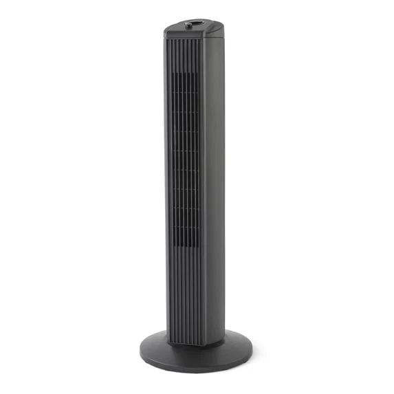 Ventilador de Torre Mainstays 28 Pulgadas 3 Velocidades Negro